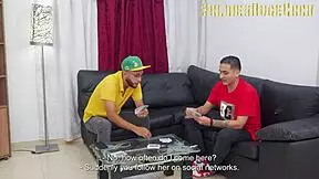 Busty blonde gets rent paid