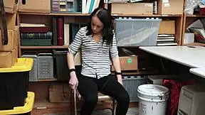 Kylie deepthroats officer's big stick