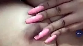 Watch the sexy girl touch her big tits