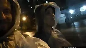 Rainy Day Fucking With The Naughtiest Brazilian Latina Teen Blonde Amateur In College.