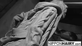 Hey, watch this Japanese redhead stuff her pussy with all her toys!