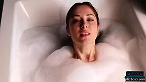In this latest solo scene in Playboy, Petite Russian MILF Diana Lark is one hot babe in a captivating striptease