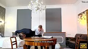 Tutor seduced by her student