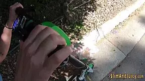 Hot Blonde Teen Rides Cock with Bubble Butt