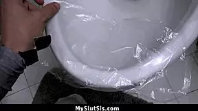 Stepsister gets balls sucked passionately