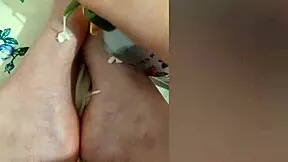 Young woman flaunts nude on phone