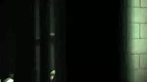 Blonde Teen Blows And Fucks Stranger In Prison!