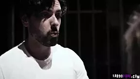 Blonde Teen Blows And Fucks Stranger In Prison!