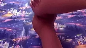 Young slut teases her pussy and anal in solo webcam session