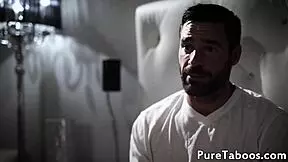 Horny family members engage in sweaty pussy fucking storyline.