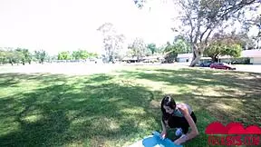 Emily Willis bends over for downward fuck