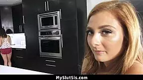 Stepsister compete who fucks stepbrother better