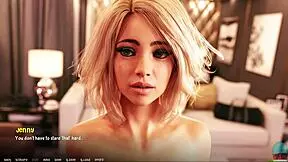 jenny showing her nicest tits pov