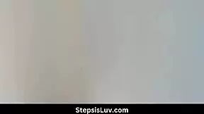 Stepsis massage turns into intense blowjob and orgasm with monster cock