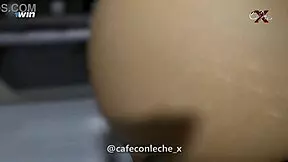 Fucking Mother-In-Law's Ass In Kitchen, Filling With Semen