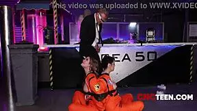 I was a curious teen 18+ caught in Area 50 and got free use interrogated.