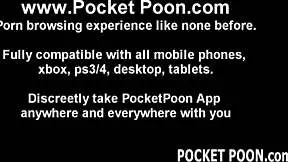 Cameron, a redhead teen, bounces her ass in your face