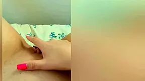 Fresh-faced beauty prepares sensual test