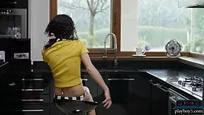 Luca miklosi shows off her petite body 😍