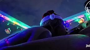 Our Sexy Christmas Gift Was A Sloppy Blowjob Leading To Cumshot And Squirting