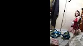 Christmas Naughty Fun with Latina Morena Sucking and Riding Hard