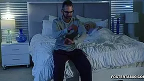 vanna bardot obeys the house rule and sucked her new foster cock