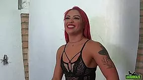 Leticia Ferreira's Juicy Tits and Pussy Backstage