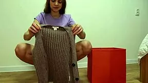 Organizing My Clothes With A Pretty Maid!