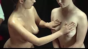 mormongirlz ignites a wild three-girl orgy under his intense gaze