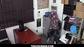 petite shoplifter val steele gets fucked by officer after deal