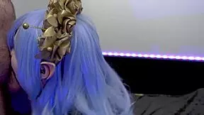 Goth Elf Furiyssh Gives Intense Blowjob And Swallows Cum