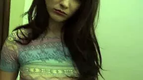 Flirty teen Mandy visits her grandpa for a chat.