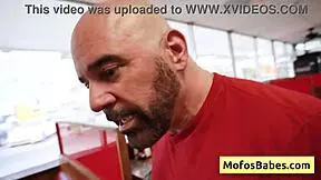 Two Horny Waitresses Feel Intense Pleasure With Derek Savage In Public Diner