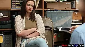 Teen caught shoplifting, and her stepmom is called to the store