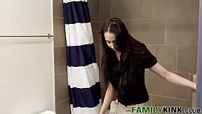 Busty teen 18+ tricked by dirty stepuncle into kinky modelling