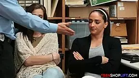 Teen caught shoplifting, and her stepmom is called to the store