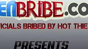 Rosalyn gets banged hard on officer's desk by monster cock