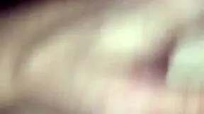 Blonde teen gags on huge cock for facial.