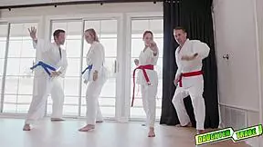 Young women reach ultimate pleasure