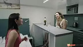 Vika Lita and Katy Dee Ignite New Year Threesome