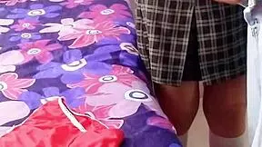 trained my cute schoolgirl to jerk me off