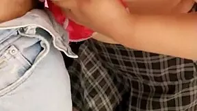 trained my cute schoolgirl to jerk me off