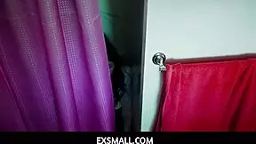 Terror grips petite teen 18+ as candyman demands her body for survival fuck