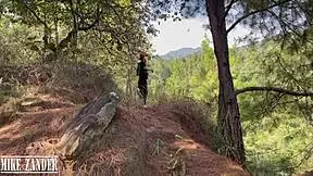 Cute Latina teen convinces me for outdoor blowjob 😍