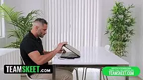 Damon Learns Hot Blonde Babysitter Kallie Is A Porn Star