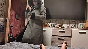 Teen licks balls before creampie cowgirl ride