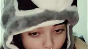 I swallow White Moon's cock