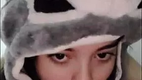 I swallow White Moon's cock