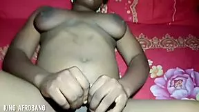 Precious masturbates her shaved pussy for the first time