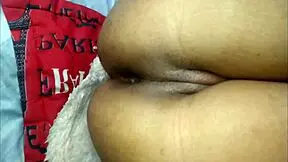 Teasingly opening my stepdaughter's tight ass, admiring her big curves